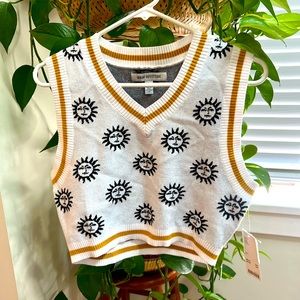 Urban outfitters sun sweater vest